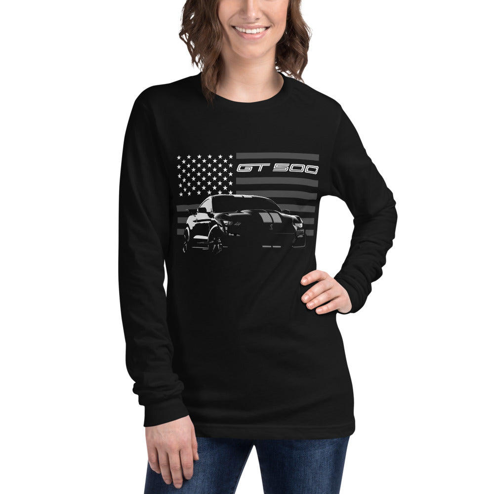 2020 Mustang GT500 Stang Driver Gift Custom Car Club Long Sleeve Tee