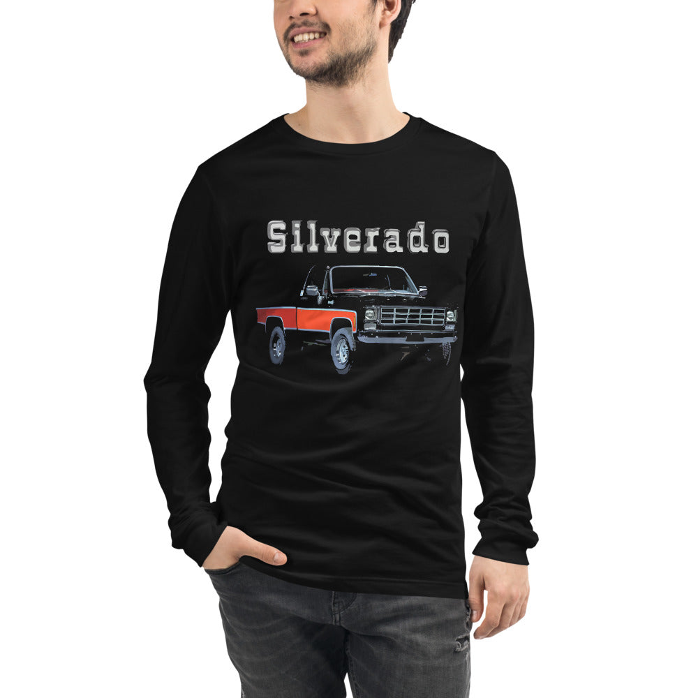 1978 Chevy K1500 Silverado Pickup Truck Owner Gift Long Sleeve Tee