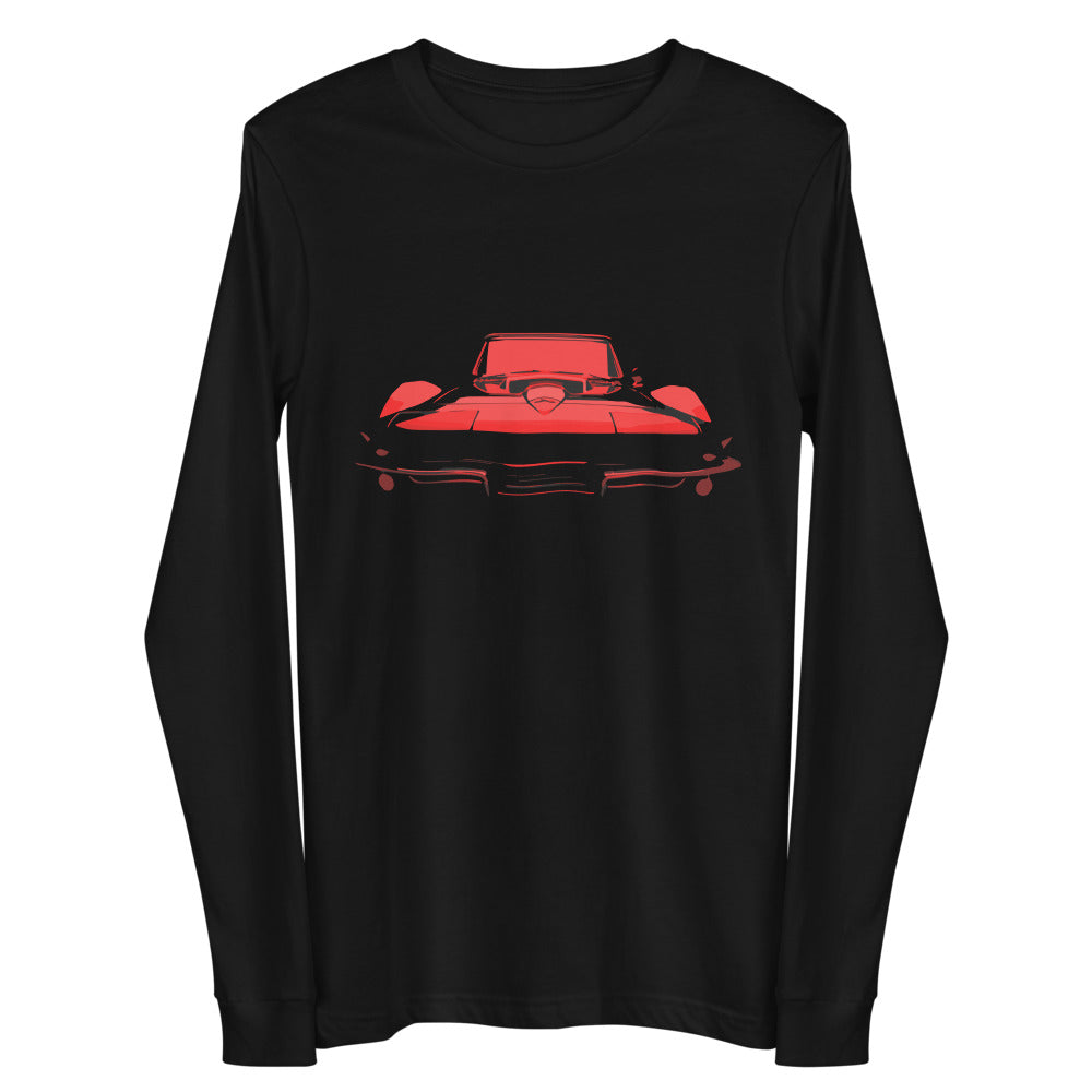 1967 Corvette C2 Red Hue Classic car Owner Gift Long Sleeve Tee