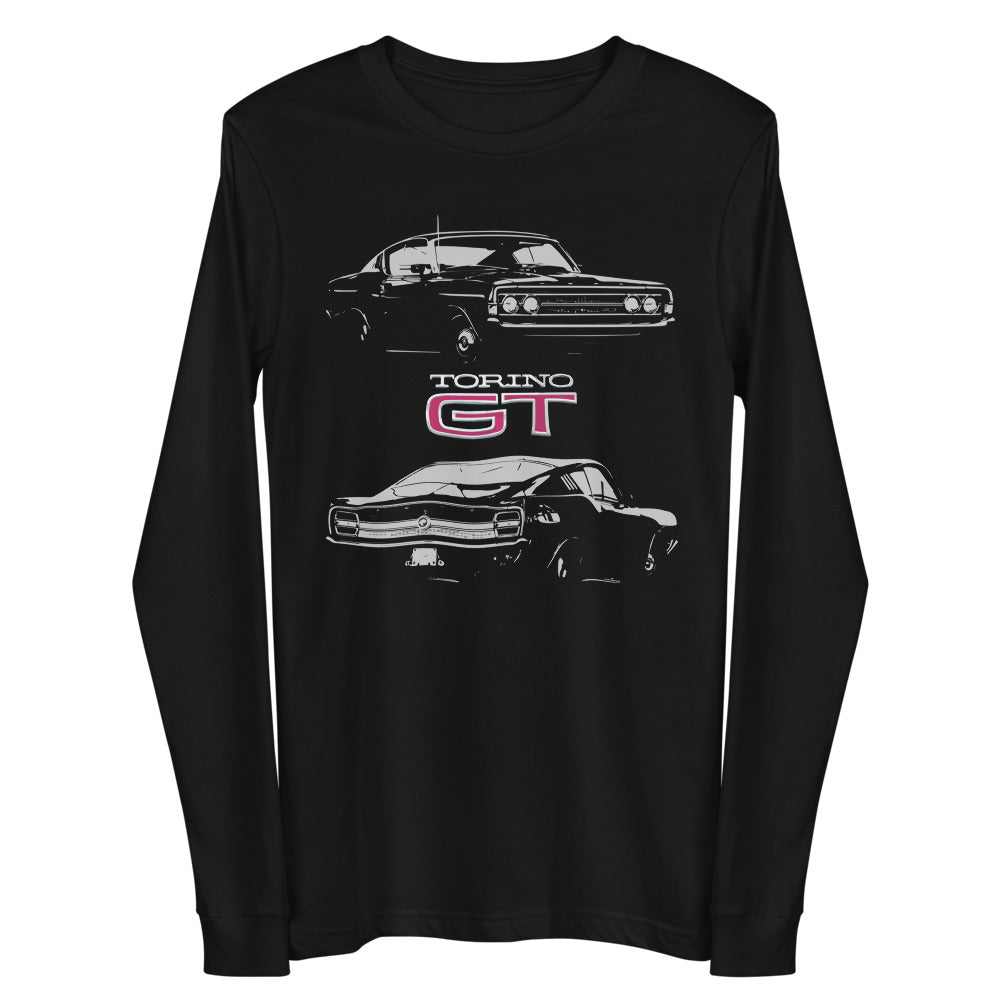 1969 Torino GT Muscle Car Owner Gift Classic Cars Hot Rod Custom Long Sleeve Tee
