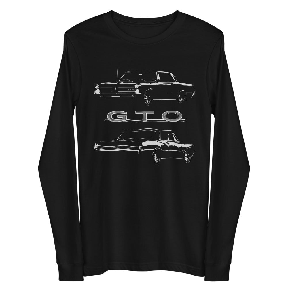 1965 GTO Owner Gift Classic Car Club Muscle Cars Custom Long Sleeve Tee