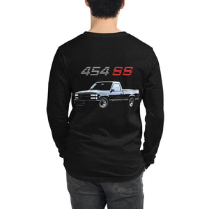 1990s Chevy 1500 454 SS Pickup Truck Unisex Long Sleeve Tee