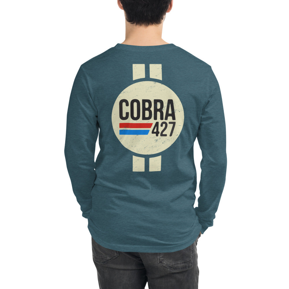 Cobra 427 Muscle Car Retro Logo Unisex Long Sleeve Tee