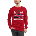 1967 Shelby GT350 Mustang Fastback Collector Car Gift Unisex Long Sleeve Tee