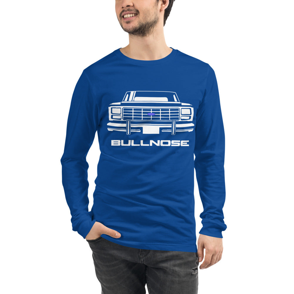 1980s F150 Bullnose Front Grille Bull Nose Pickup Truck Unisex Long Sleeve Tee