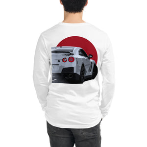 GTR R35 Skyline Tail Lights JDM Tuner Unisex Long Sleeve Tee