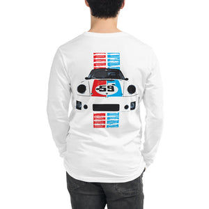 Vintage IMSA Race Car 59 Unisex Long Sleeve Tee