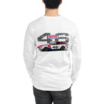 BRE Datsun 240z #46 Vintage Race Car JDM Unisex Long Sleeve Tee