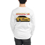 Yellow Chevy Camaro IROC-Z 3rd Gen Car Unisex Long Sleeve Tee