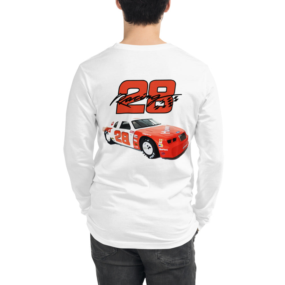 Cale Yarborough #28 Ford Thunderbird Winston Cup Race Car Unisex Long Sleeve Tee