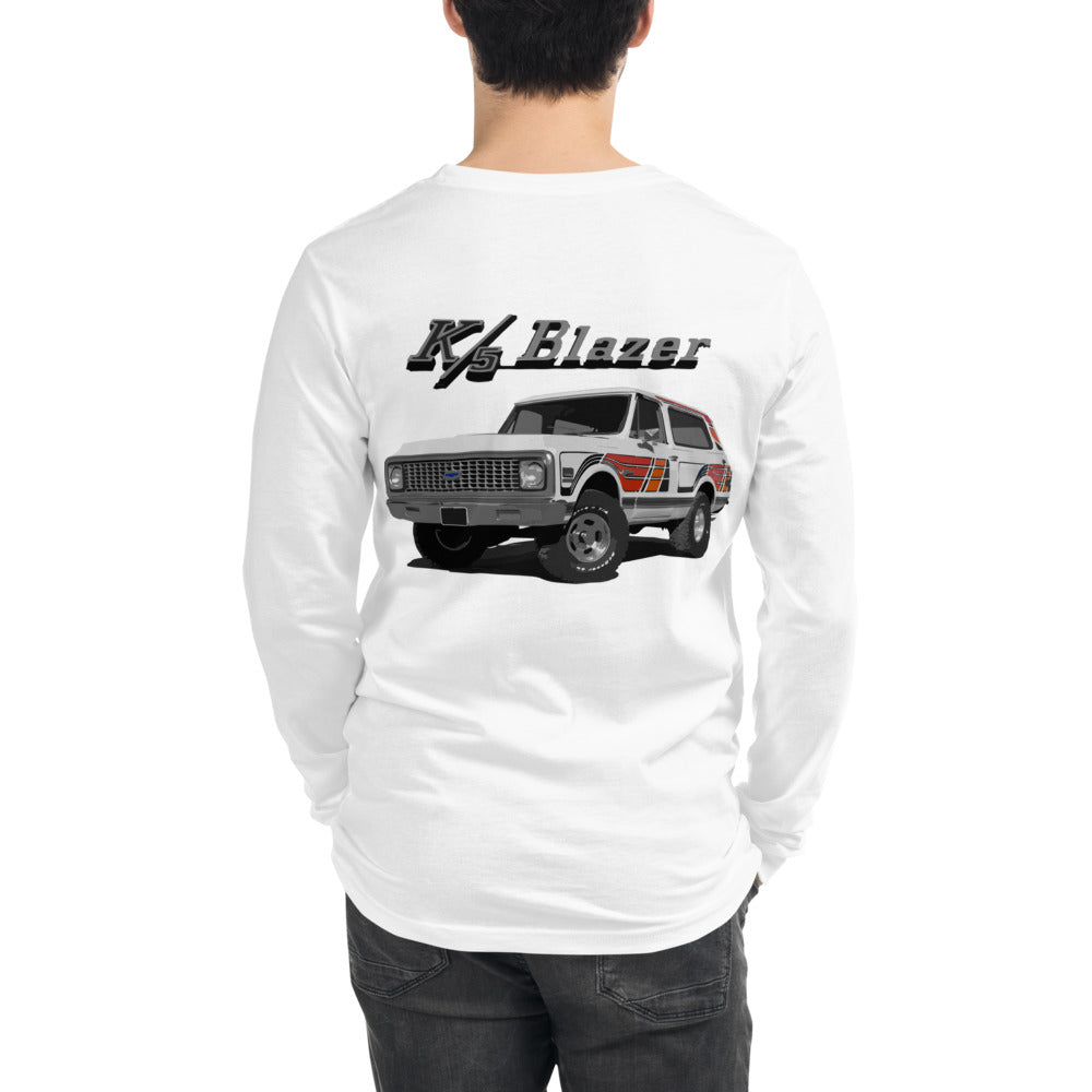 Retro Chevy Blazer K5 Feathers Unisex Long Sleeve Tee