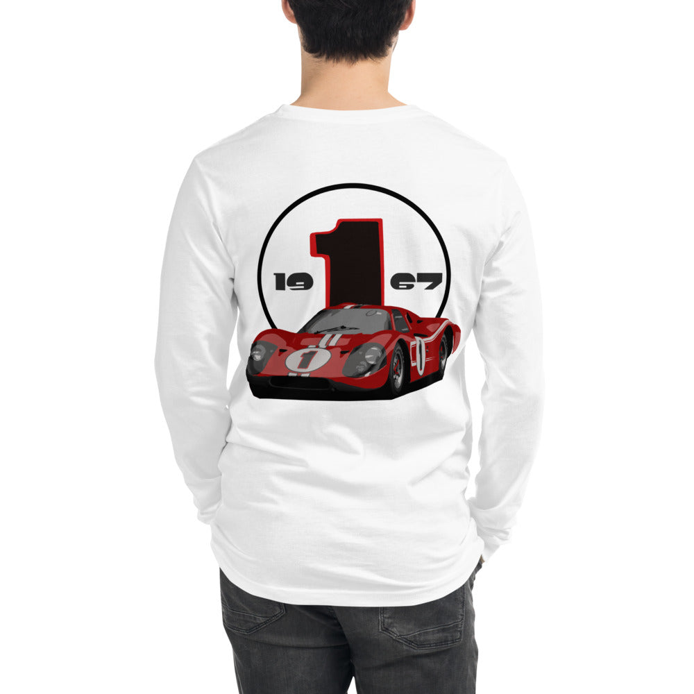 1967 Ford GT 40 Mark IV Race Car Unisex Long Sleeve Tee