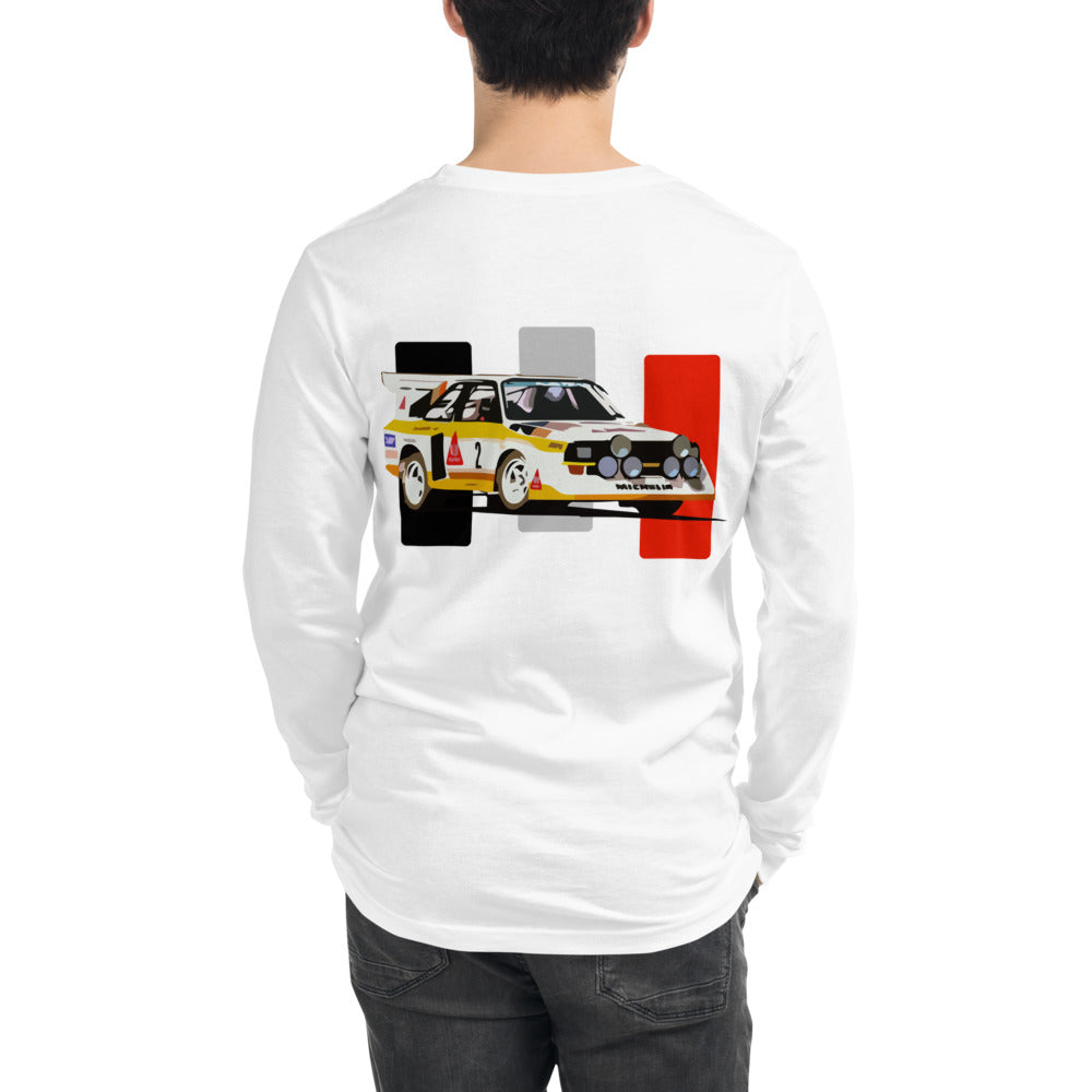 Sport quattro S1 E2 Rally Race Car Unisex Long Sleeve Tee