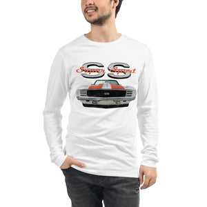 1969 Chevy Camaro SS Super Sport Classic American Muscle Car Long Sleeve Tee