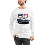1969 69 Camaro Chevy Muscle Cars American Collector Car Gift Long Sleeve Tee