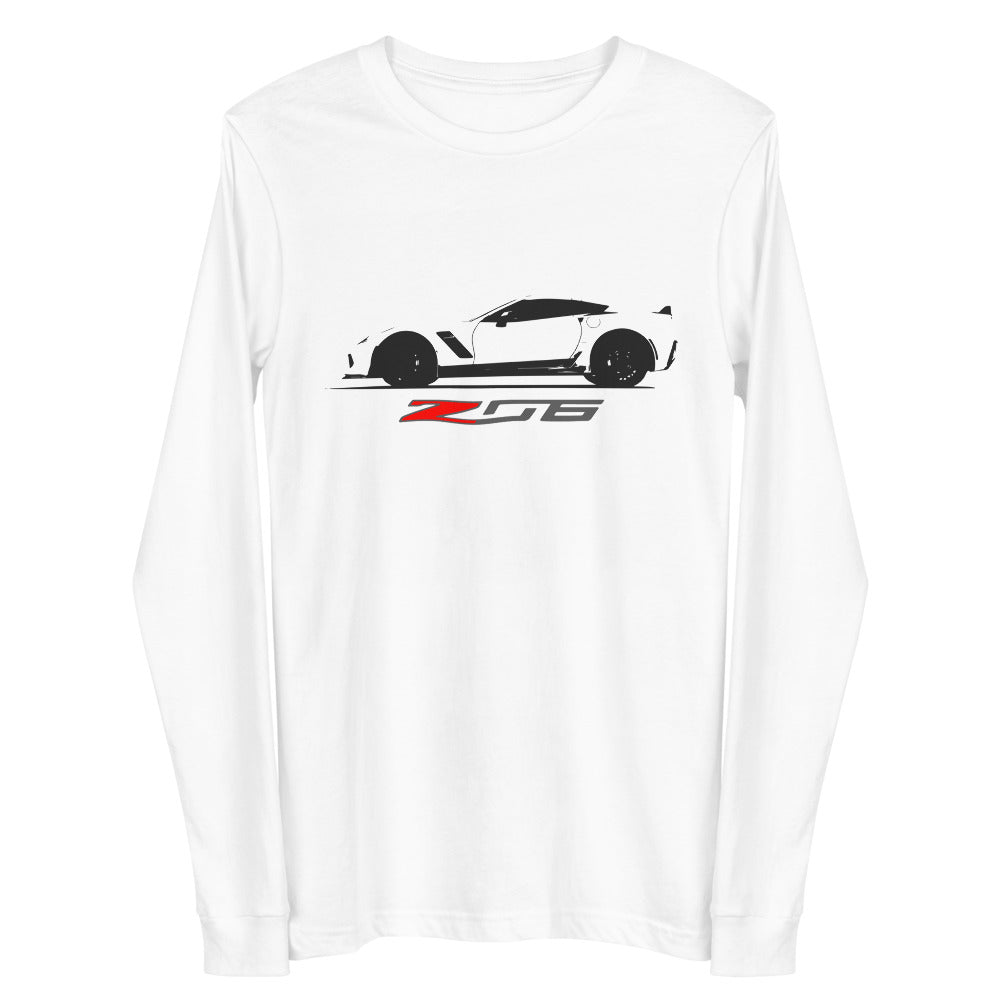 2015 Corvette Z06 C7 Vette Owner Gift Custom Car Club Long Sleeve Tee