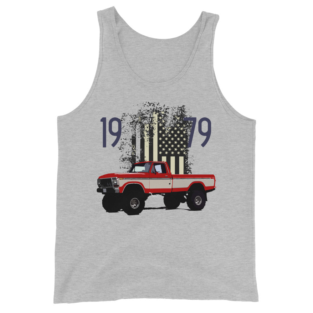 1979 Ford 150 American Icon Pickup Truck Tank Top