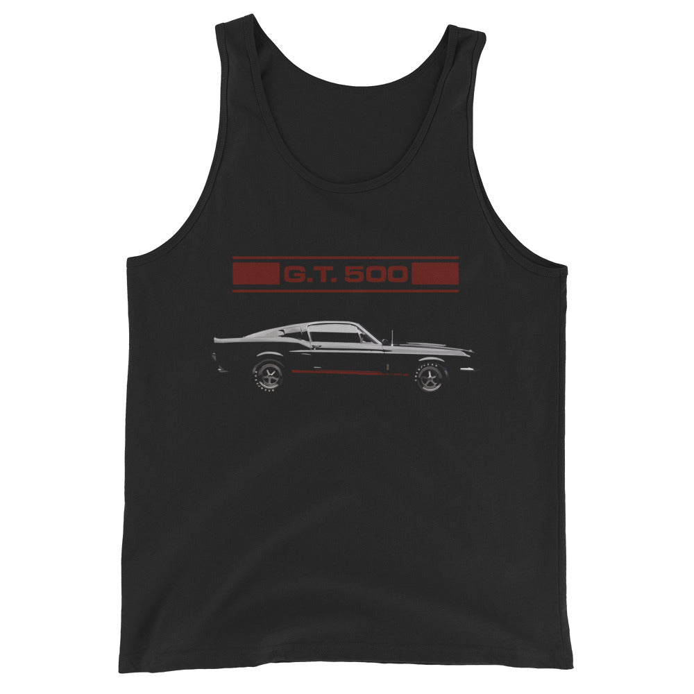 Mustang Shelby GT500 Muscle Car American Classic Car Tank Top