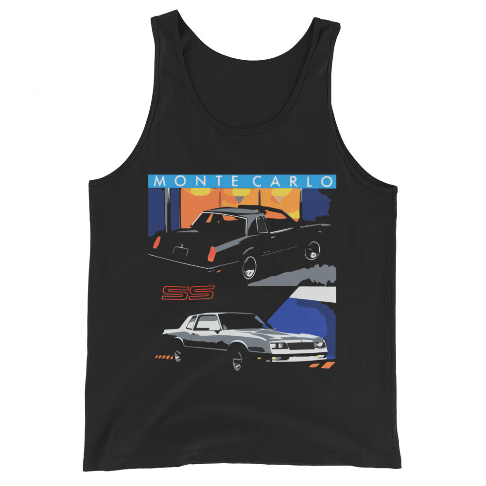 1988 Chevy Monte Carlo LS & SS Coupes Unisex Tank Top