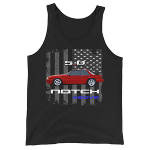 Foxbody Mustang 5.0 Notch Above Unisex Tank Top