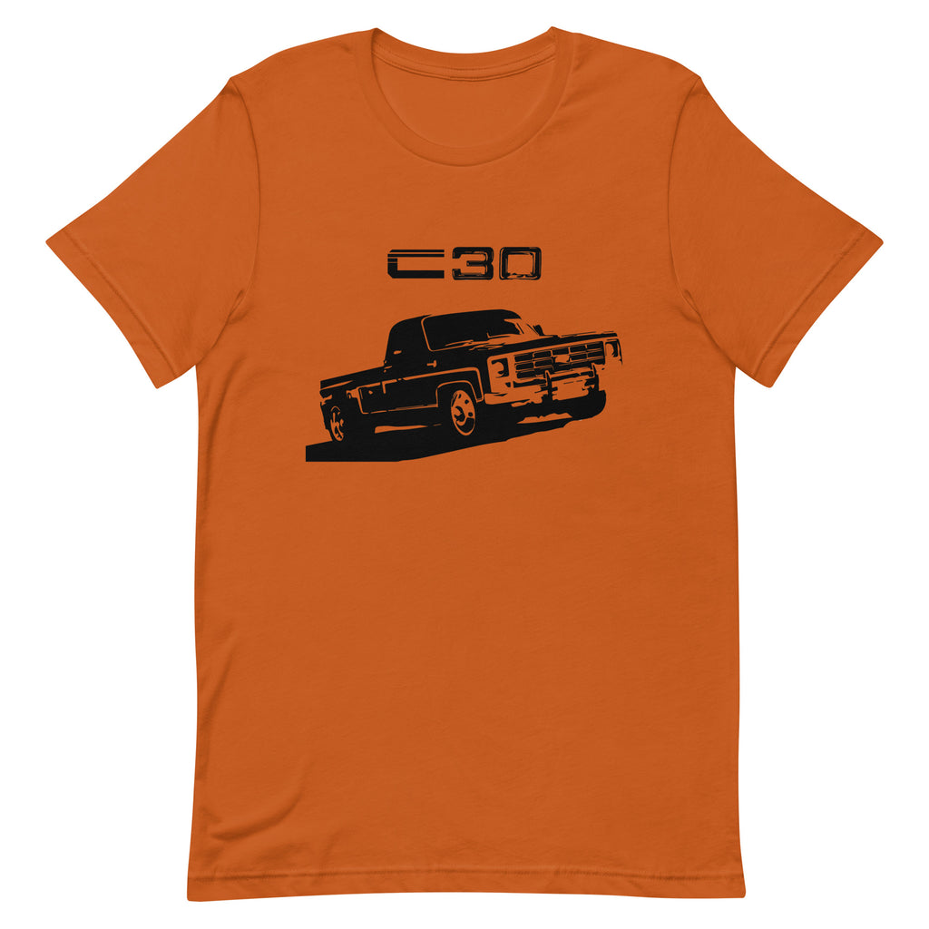 1979 Chevy Silverado C30 Vintage Square Body Truck Short-Sleeve T-Shirt