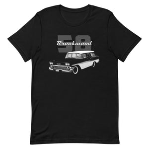 1958 Chevy Brookwood Station Wagon Antique Car Short-Sleeve T-Shirt 4XL - 5XL