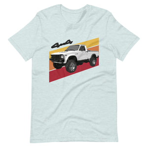 Retro 1980s Yota 4x4 Pickup Truck Short-Sleeve Unisex T-Shirt