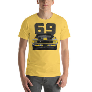 1969 Chevy Camaro RS Z28 Muscle Car Short-Sleeve Unisex T-Shirt