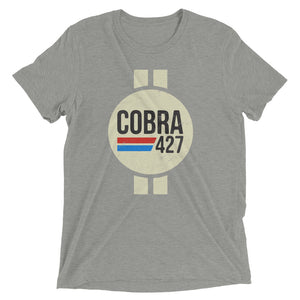 Shelby Cobra 427 Muscle Car Retro Logo Short sleeve tri-blend t-shirt