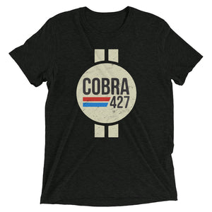 Shelby Cobra 427 Muscle Car Retro Logo Short sleeve tri-blend t-shirt