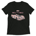 1971 Pink Pig 917/20 Vintage Race Car Vintage style tri-blend Short sleeve t-shirt