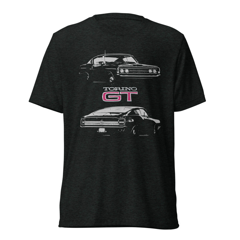 1969 Torino GT Muscle Car Owner Gift Classic Cars Hot Rod Custom vintage style tri-blend t-shirt