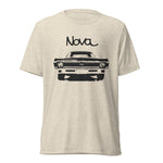 1972 Chevy Nova American muscle Classic car Drag racing Hot rod SS Short sleeve vintage feel tri-blend  t-shirt