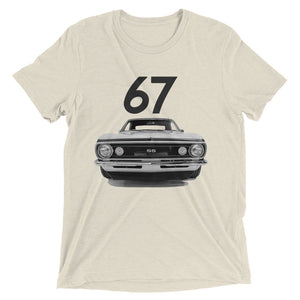 1967 Camaro SS Super Sport Front Grille American Muscle car Owner Gift Hot Rod Drag Racing tri-blend Short sleeve t-shirt