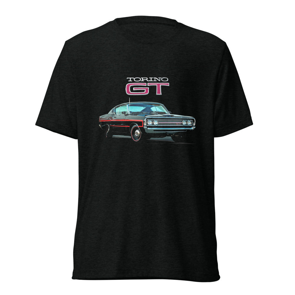 1969 Torino GT Gift for Muscle Cars Enthusiast Custom vintage style tri-blend t-shirt