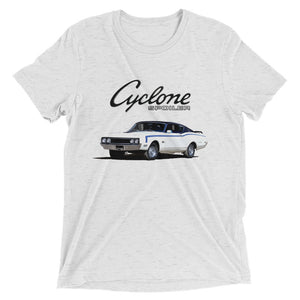 1969 Mercury Cyclone Spoiler II Dan Gurney Special Short sleeve tri-blend shirt