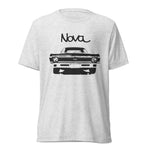 1972 Chevy Nova American muscle Classic car Drag racing Hot rod SS Short sleeve vintage feel tri-blend  t-shirt