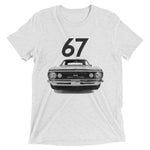 1967 Camaro SS Super Sport Front Grille American Muscle car Owner Gift Hot Rod Drag Racing tri-blend Short sleeve t-shirt