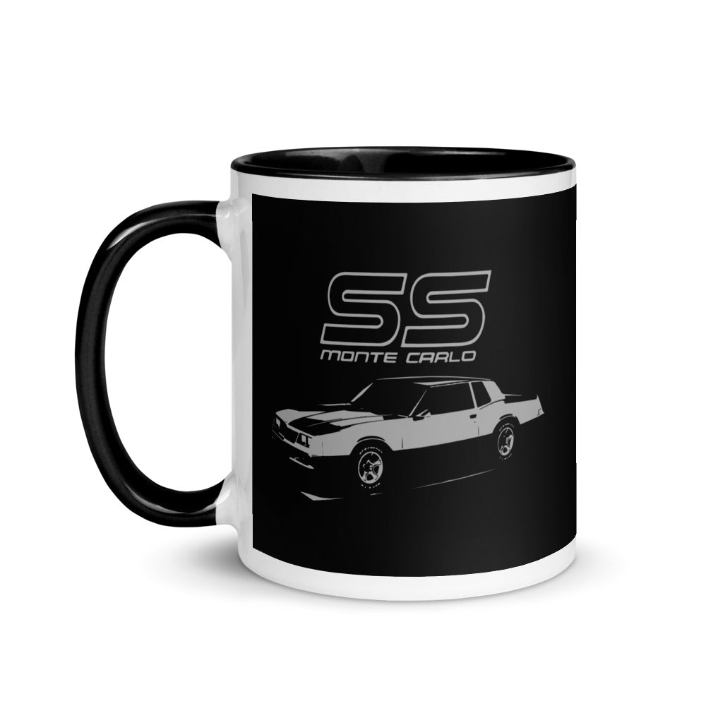 1986 Monte Carlo SS Owner Gift for Chevy Classic Cars Mug with Color Inside