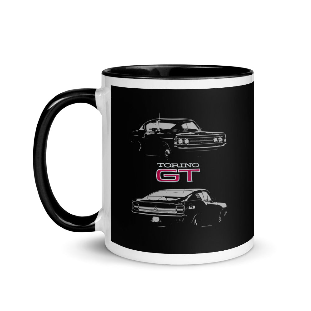 1969 Torino GT Muscle Car Owner Gift Classic Cars Hot Rod Custom Mug with Color Inside