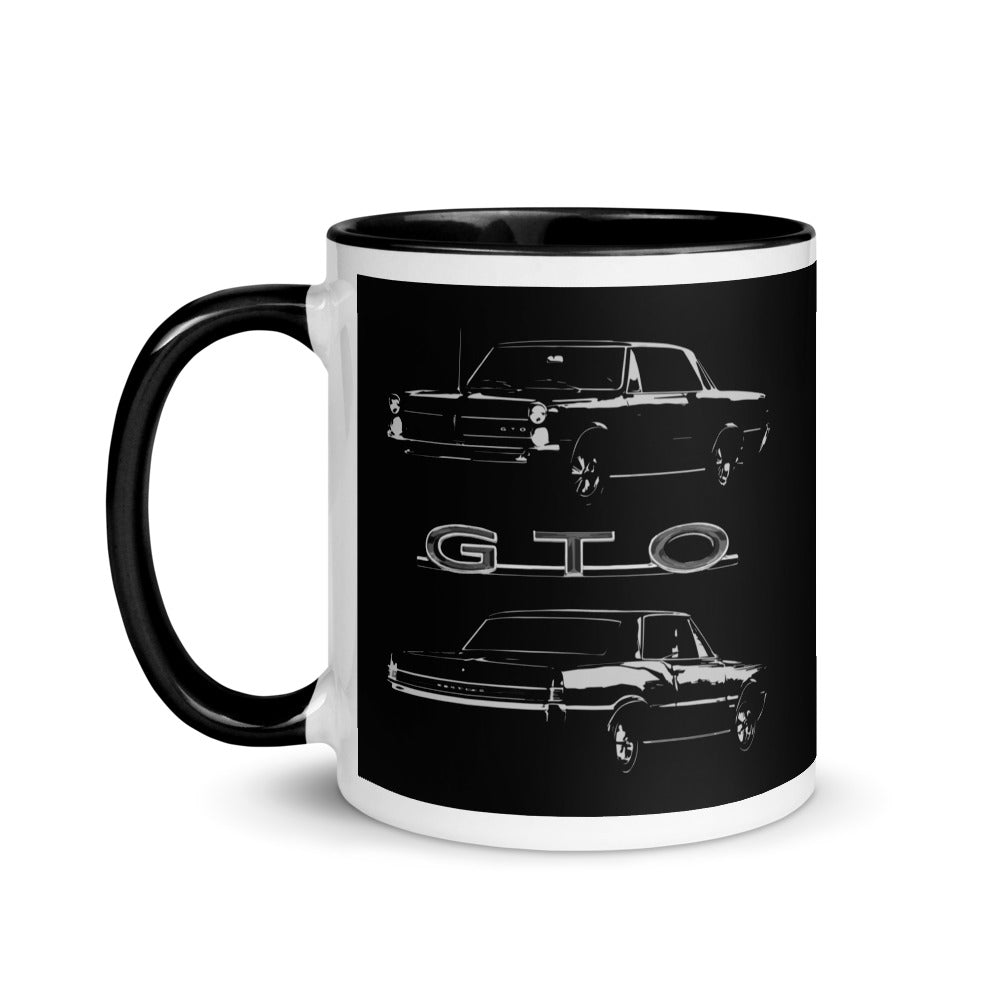 1965 GTO Owner Gift Classic Car Club Muscle Cars Custom Mug with Color Inside