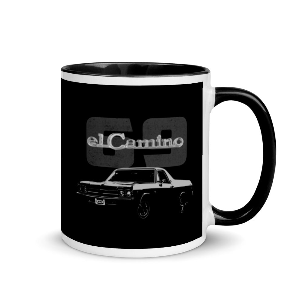 1969 Chevy El Camino Classic Car Mug with Color Inside