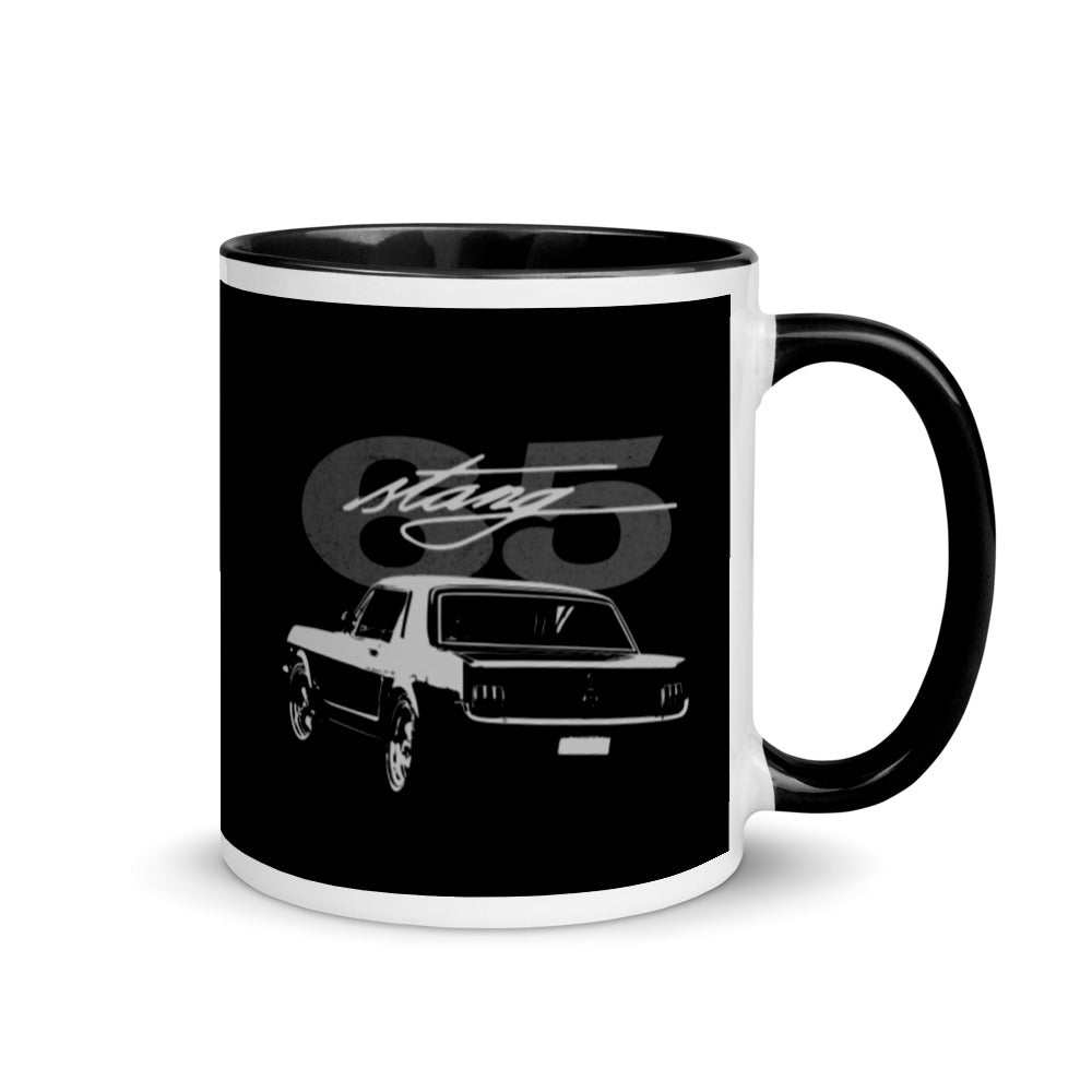 1965 Mustang Classic Pony Car Mug with Color Inside
