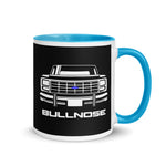 1980s F150 Bullnose Front Grille Bull Nose Pickup Truck Mug in white, right view