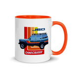 1990 Land Cruiser J60 Retro Truck Mug with Color Inside