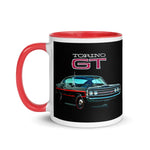 1969 Torino GT Gift for Muscle Cars Enthusiast Custom Mug with Color Inside