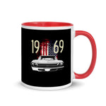 1969 Chevy Chevelle USA American Muscle Car Mug with Color Inside