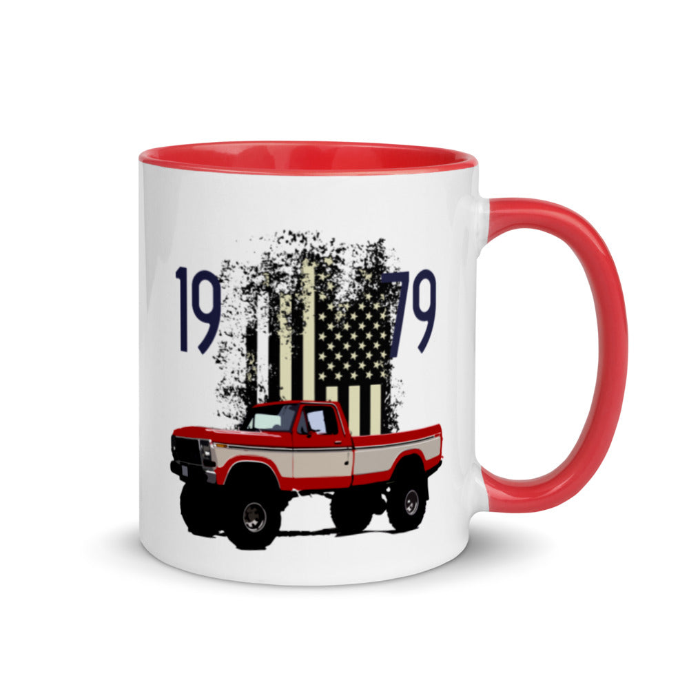 1979 Ford F150 American Icon Pickup Truck Mug with Color Inside