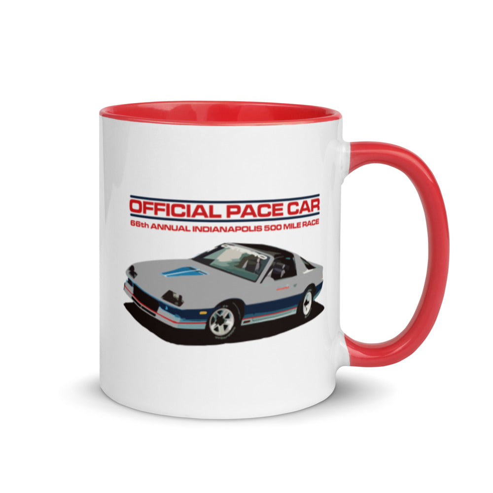 1982 Camaro Pace Car Indianapolis 500 Mug with Color Inside