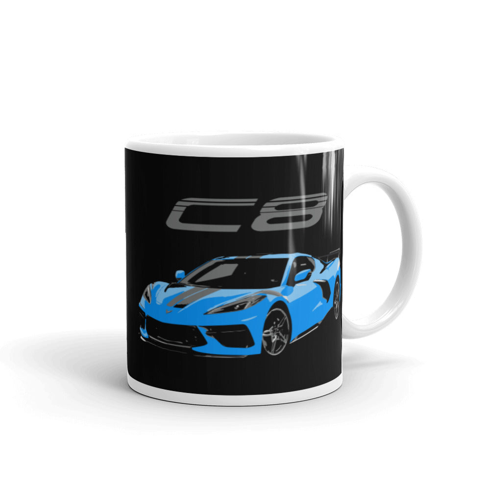 2020 2021 Chevy Corvette C8 glossy mug 11 oz